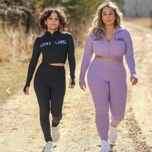 lucky label Pants - Crop Top 2piece set XL